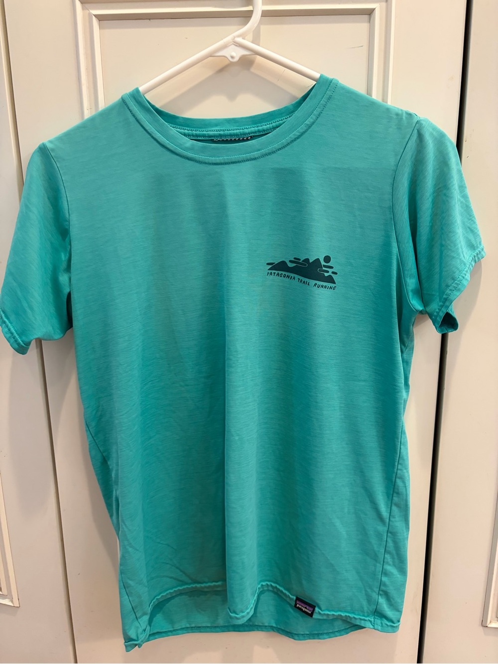 Patagonia women’s Teal Trail Running capilene cool T-Shirt